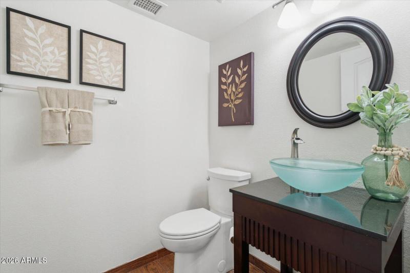 Downstairs half bath