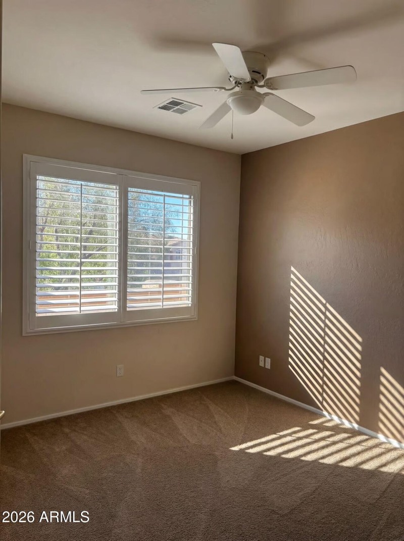 Den/office with AI shutters