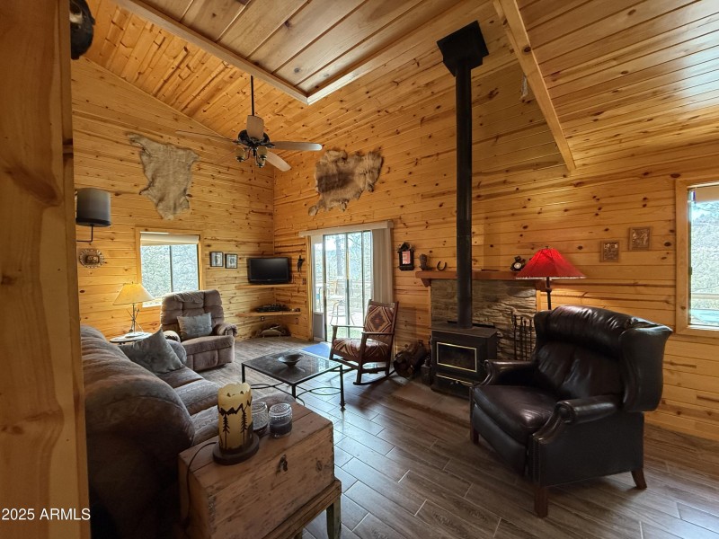 Cozy wood burning stove