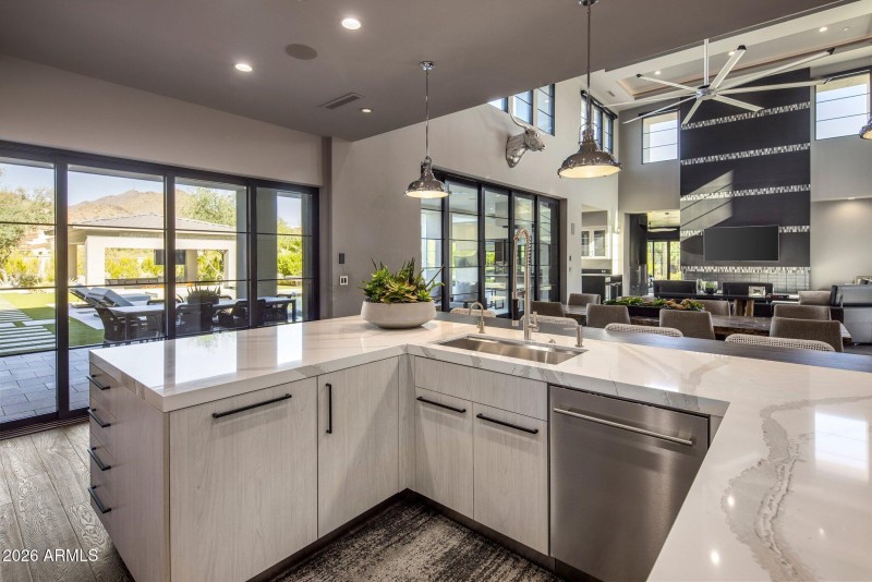 016_Kitchen to Dining and Living