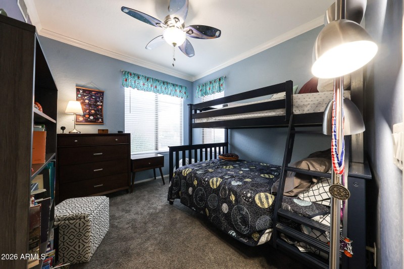 THIRD BEDROOM WITH CORNER WINDOWS