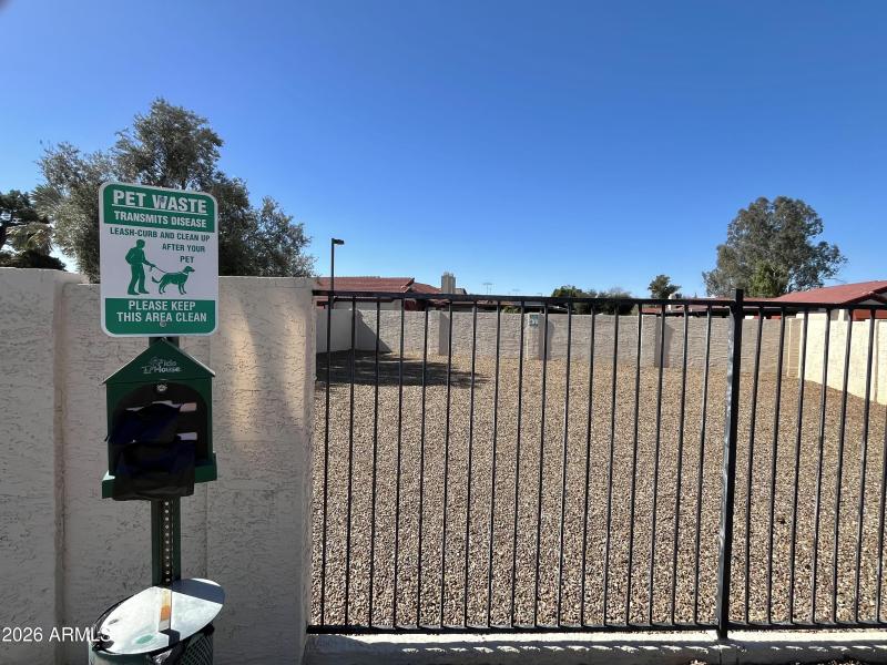 Hoa fenced Dog park