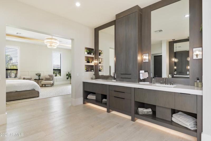 Enlarged owners bathroom