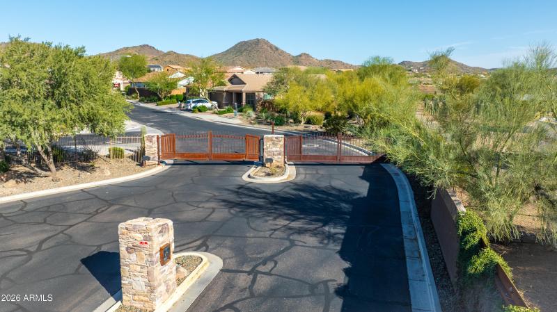 Aerial Community Entrance