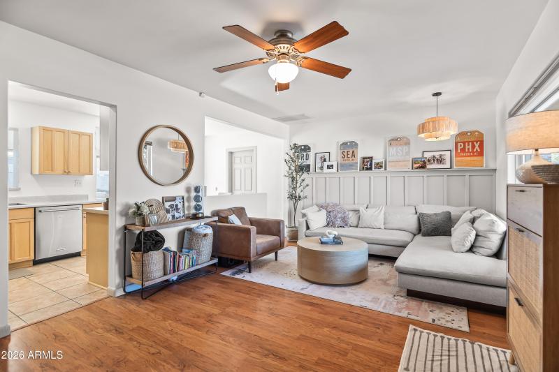 MAIN LIVING TO KITCHEN VIEW