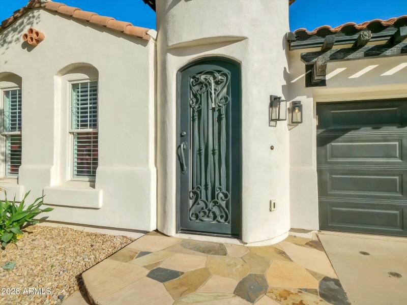 Ornamental Iron Front Door