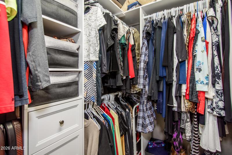 Primary closet