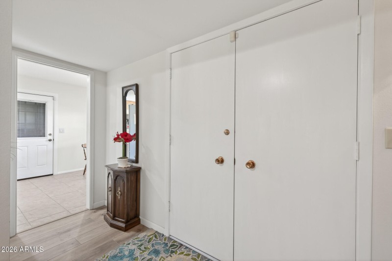 Foyer - double doors closed