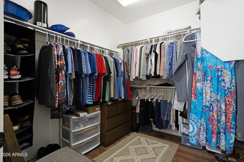 PRIMARY CLOSET WALK IN