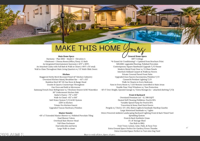 Home Feat List