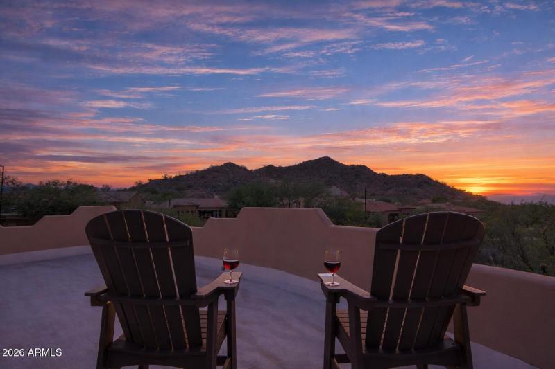 adirondack wine sunset