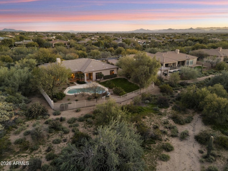 Premium lot borders natural open space