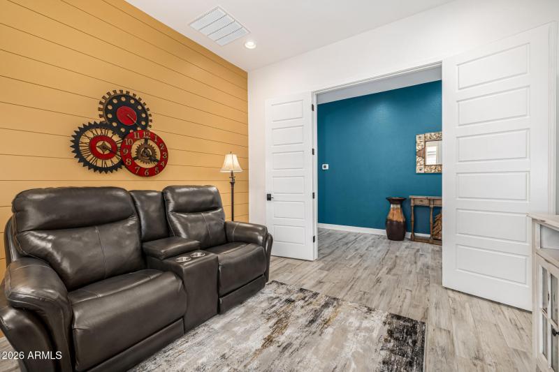 Office with double doors