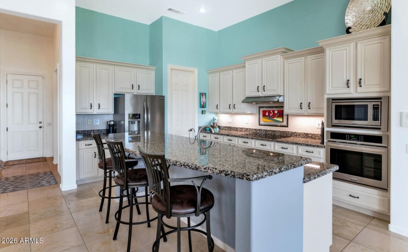 View of Kitchen & Garage entry