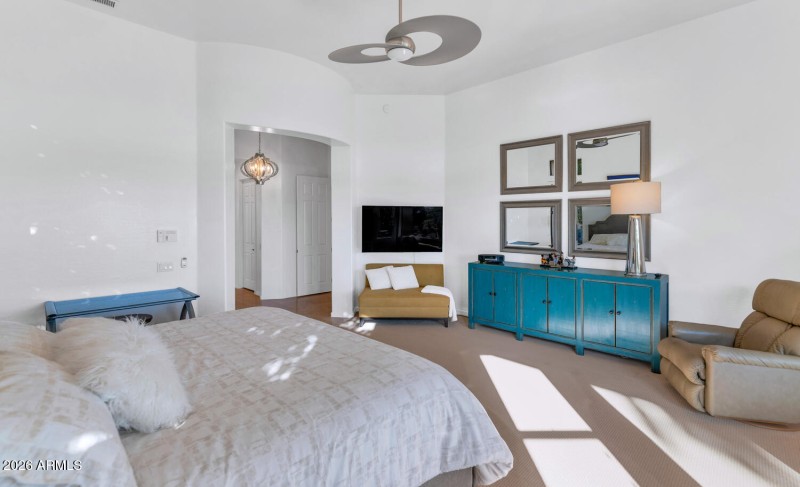 Primary Bed looking at entry