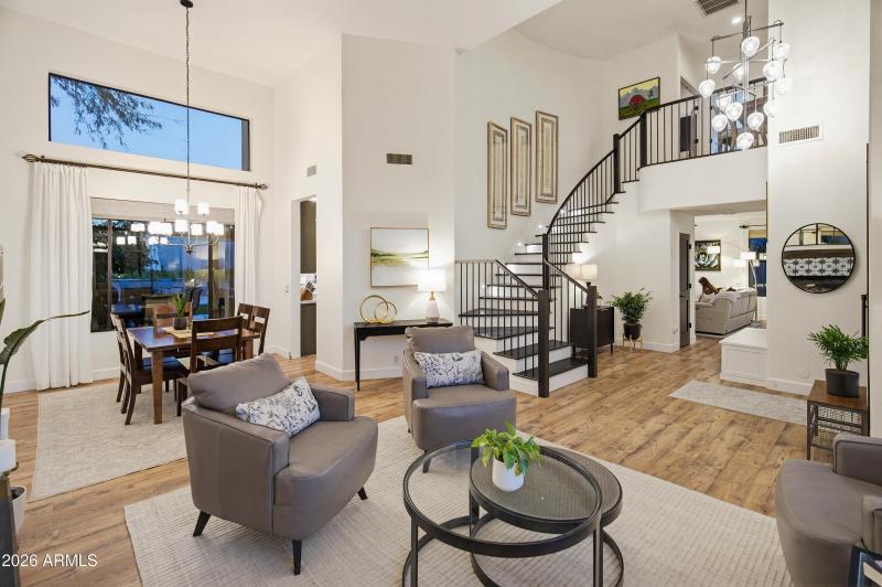 Entry with Staircase & Formal Living