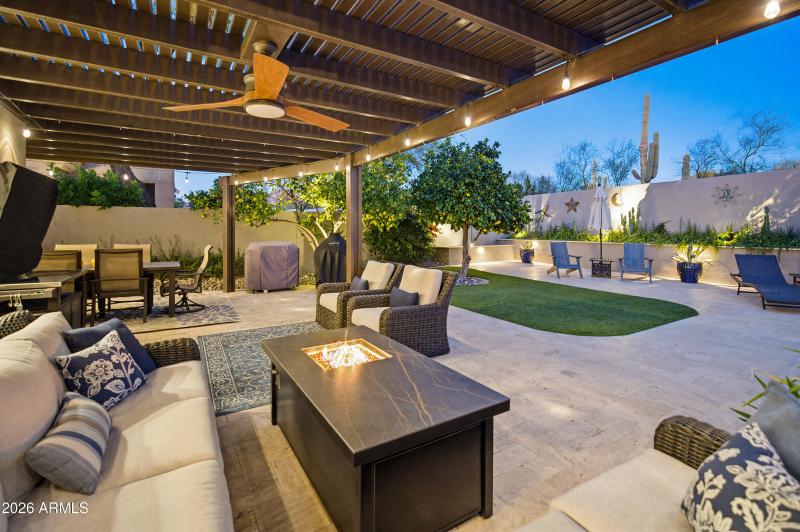 Covered Patio with Pergola