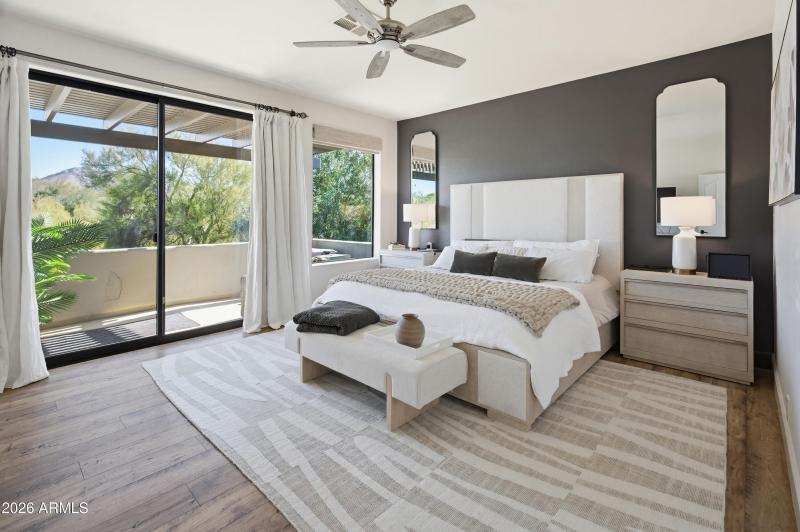 Primary Bedroom with Balcony Access