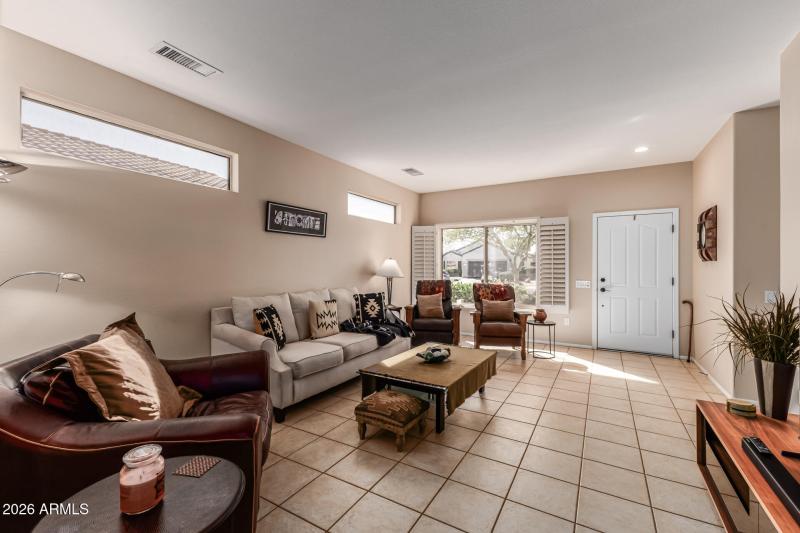 Welcoming, spacious living area