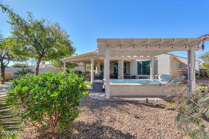 Pergola over pool/spa