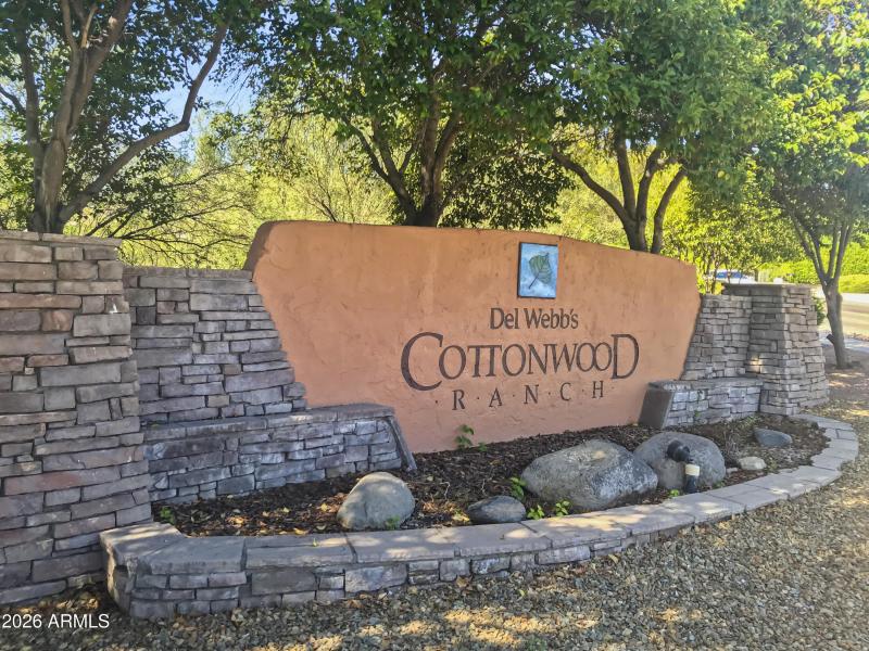 Cottownwood Ranch Neighborhood Sign