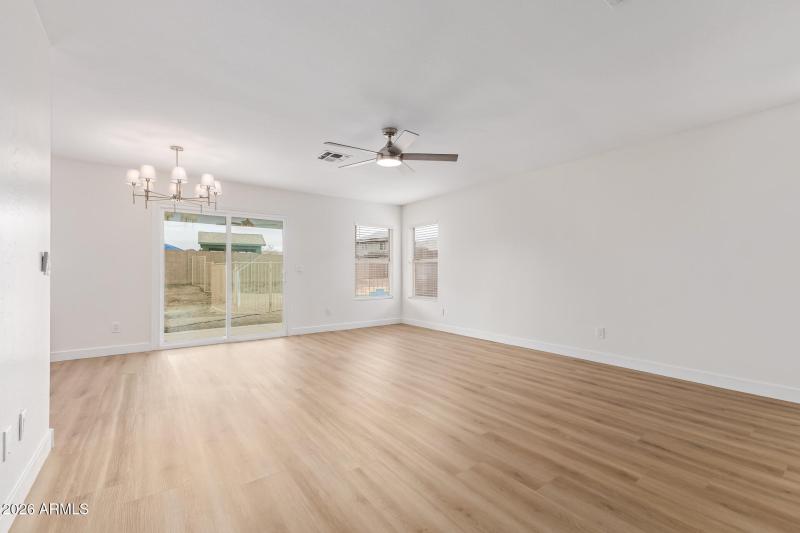 Dining and Family room area