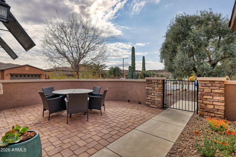 Courtyard with View to the Mountain