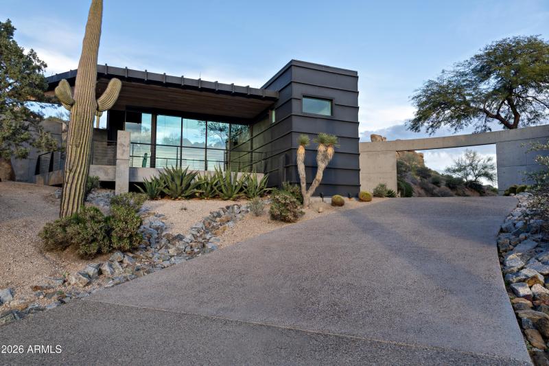 Driveway and Guest House 2