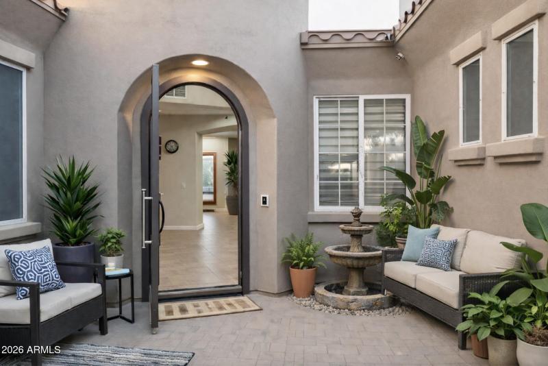 Entry Virtually Staged