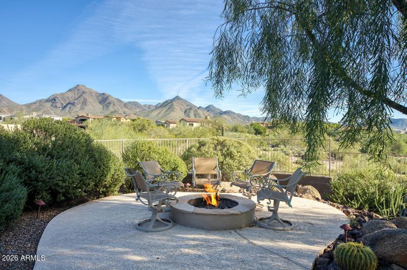 Firepit Sitting Area Panoramic Views
