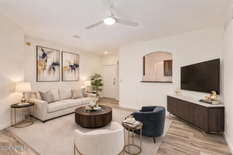 Virtually Staged Living Room 2