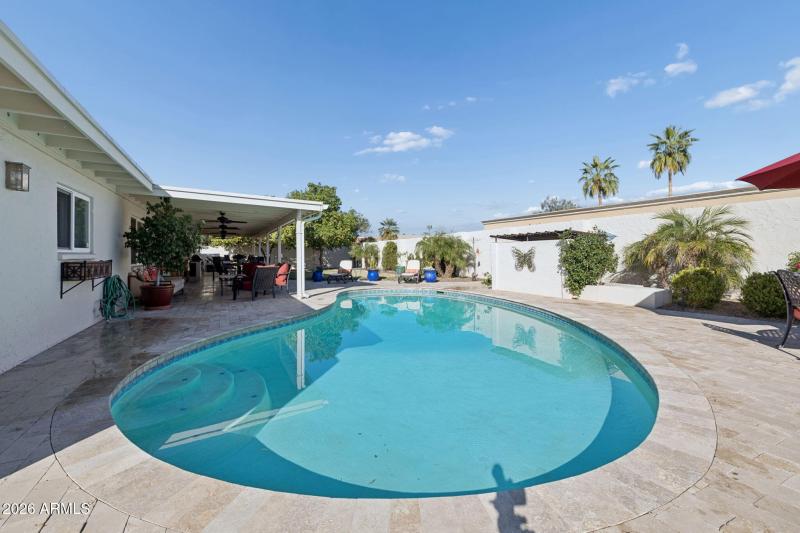 North Facing Backyard