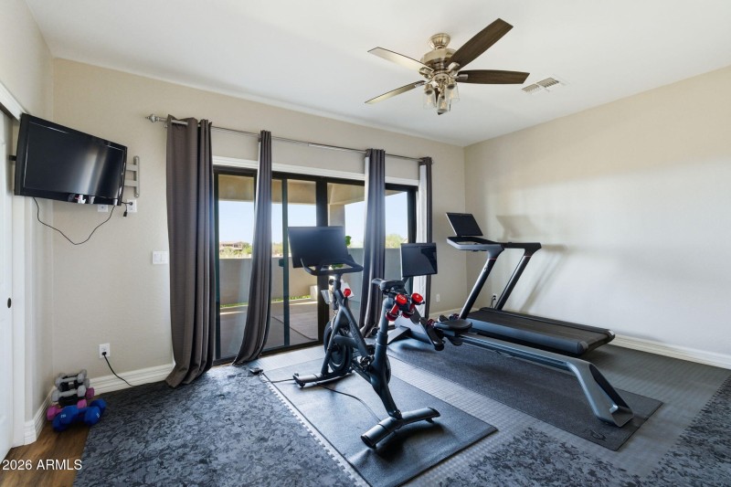 Upstairs Bedroom 4 / Exercise Room