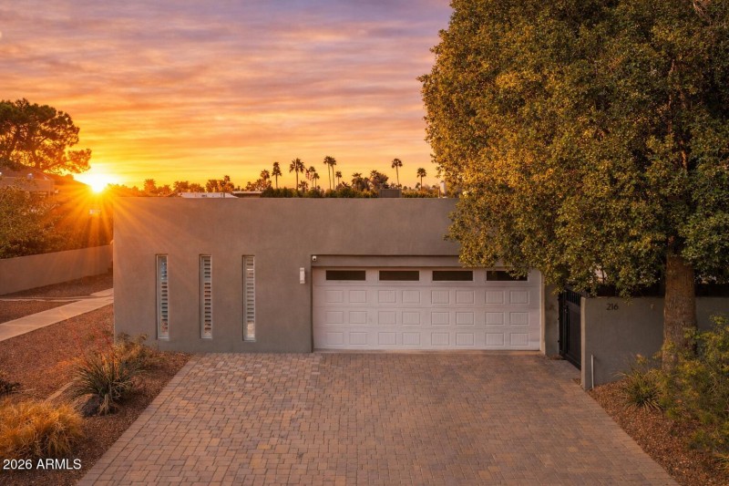 sunset in Moon Valley