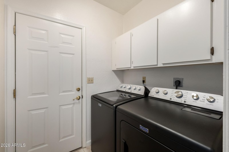 Inside Laundry - New Washer/Dryer