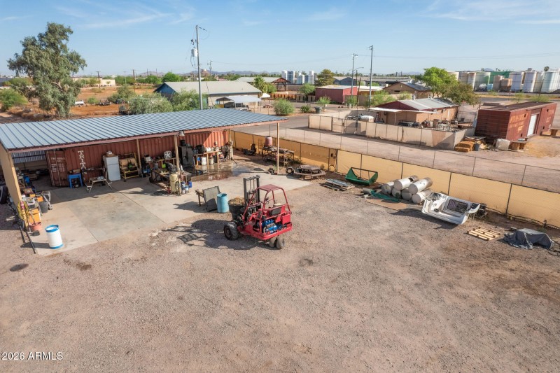 Aerial View Maintenance Yard
