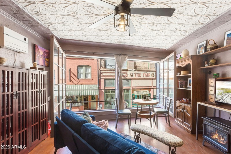 Apartment Main Room Windows Open