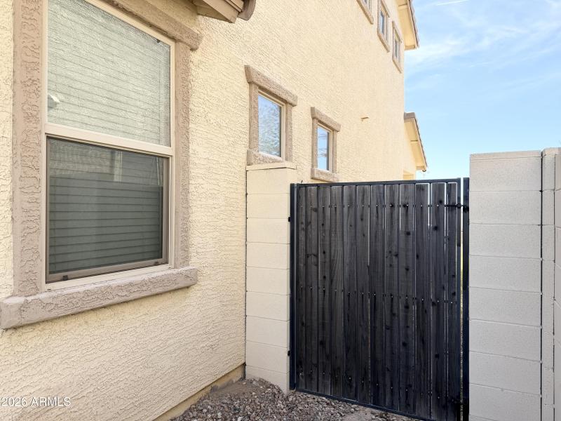 Main home side gate - front