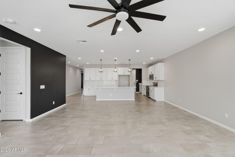 Kitchen overlooks Great Room