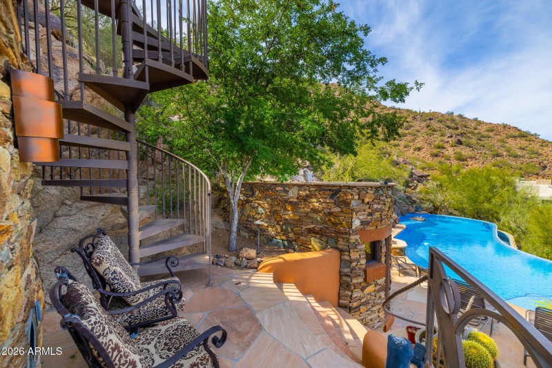 Stairway from Upper Deck