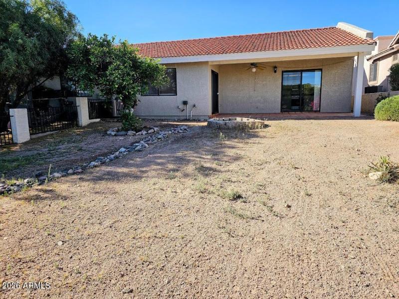 Back Yard & Covered Patio