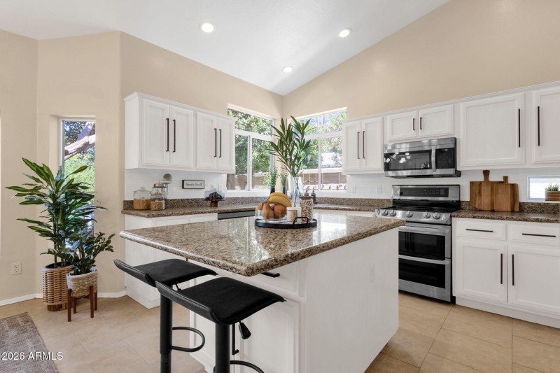 Kitchen and Center Island