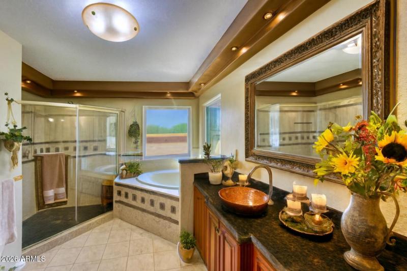 AI Virtual Staged Main Bath suite