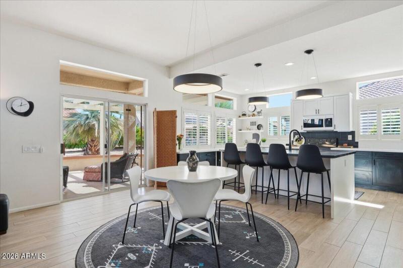 Dining in Great Room