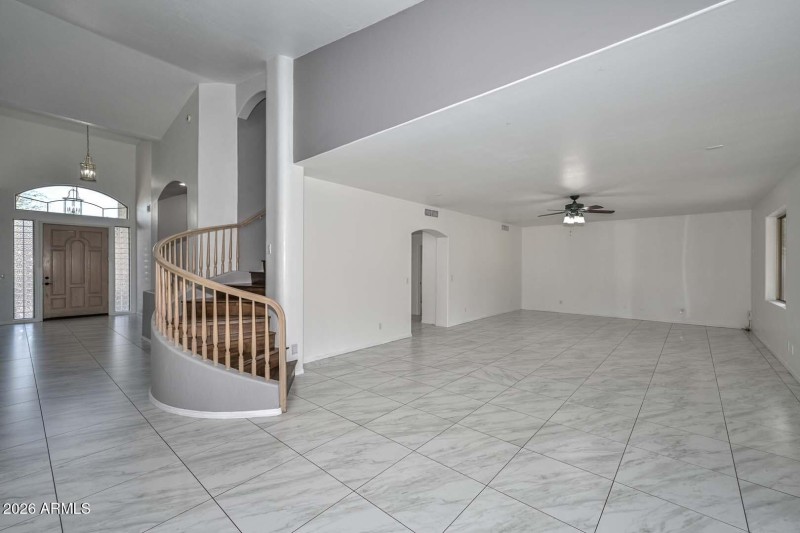 Family Room-Staircase