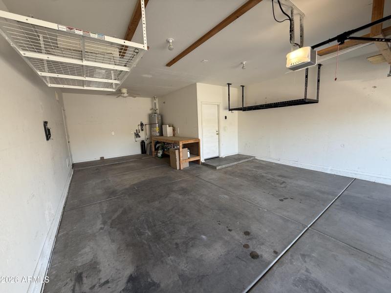 Garage with Storage Solutions