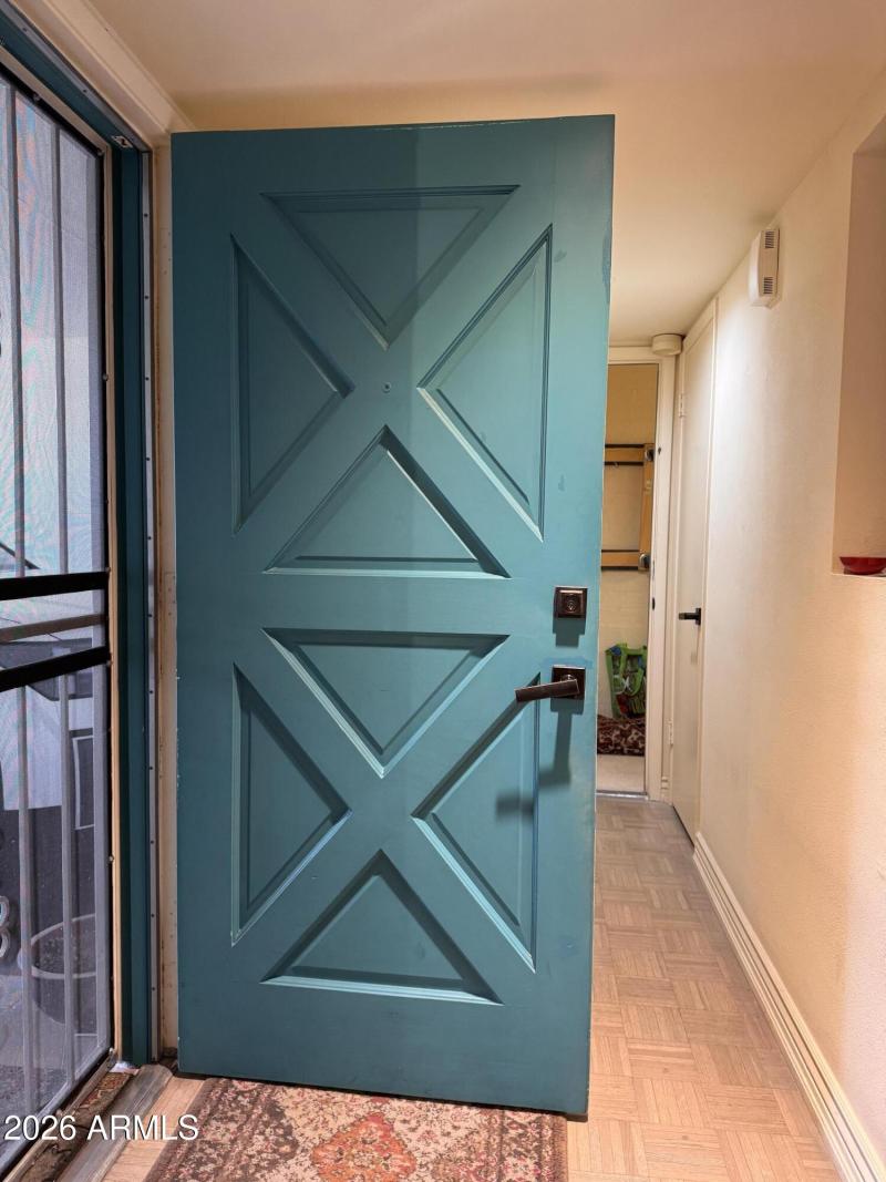 Vintage door and color