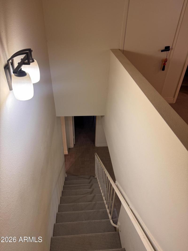 Down from 2nd master bedroom