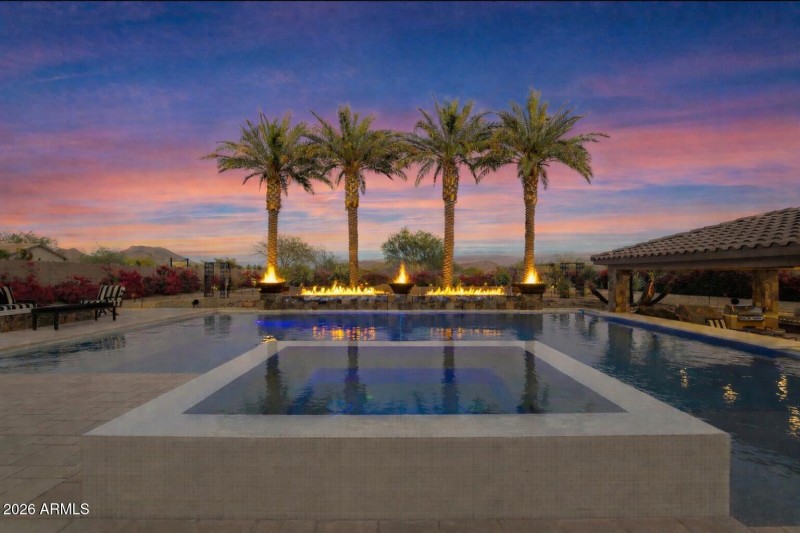 Spa Overlooking Pool