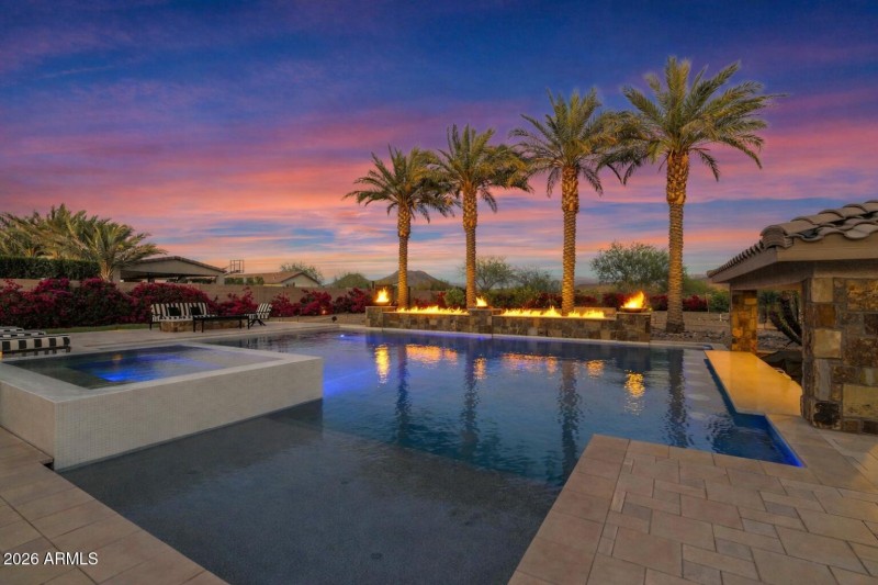 Pool & Spa at Twilight